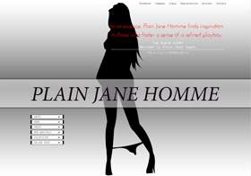 Website「Plain Jane Japan」イメージ